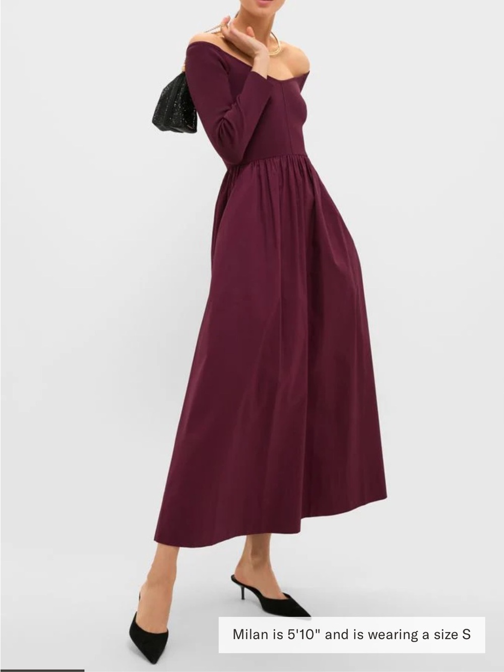 Tuckernuck Clea Maxi Dress Winetasting Large Long Sleeve A-line Full Wedding